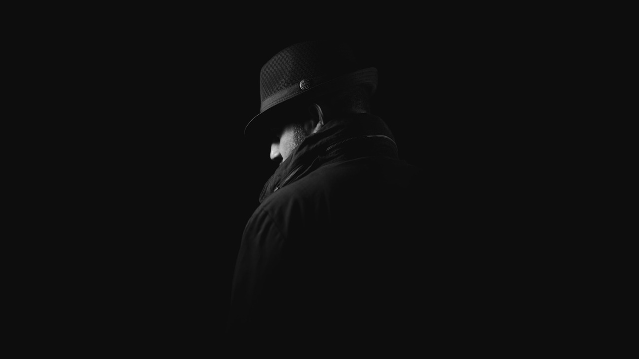 spy, detective, mafia, gangster, agent, crime, secret, killer, man, investigation, thriller, male, fedora, hat, jacket, dark, black and white, monochrome, spy, spy, spy, spy, detective, detective, detective, detective, detective, mafia, mafia, mafia, gangster, gangster, agent, killer, investigation